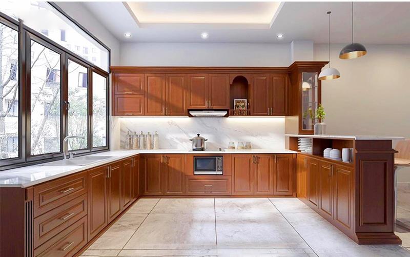 Mẫu Tủ bếp hiện đại 